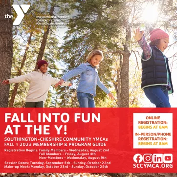 Fall 1 2023 SCCYMCA Program Guide Cover